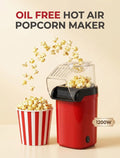 Mini Electric Hot Air Popcorn Maker Machine – Oil-Free Automatic Popcorn Popper for Home & Movie Nights