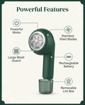 Portable USB Rechargeable Fabric Shaver & Lint Remover for Sweaters, Sofas, and Clothes – Utility Care
