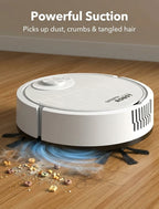 3-in-1 Smart Robot Vacuum Cleaner – Automatic Sweeping, Mopping & Powerful Suction Cleaner for Hard Floors & Low-Pile Carpets