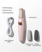 Electric Callus Remover - Rechargeable Foot File & Pedicure Tool for Soft Feet