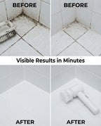 Electric Spin Scrubber - Cordless Power Cleaning Brush with USB Rechargeable Battery for Kitchen, Bathroom, Tiles, and Sink Surfaces