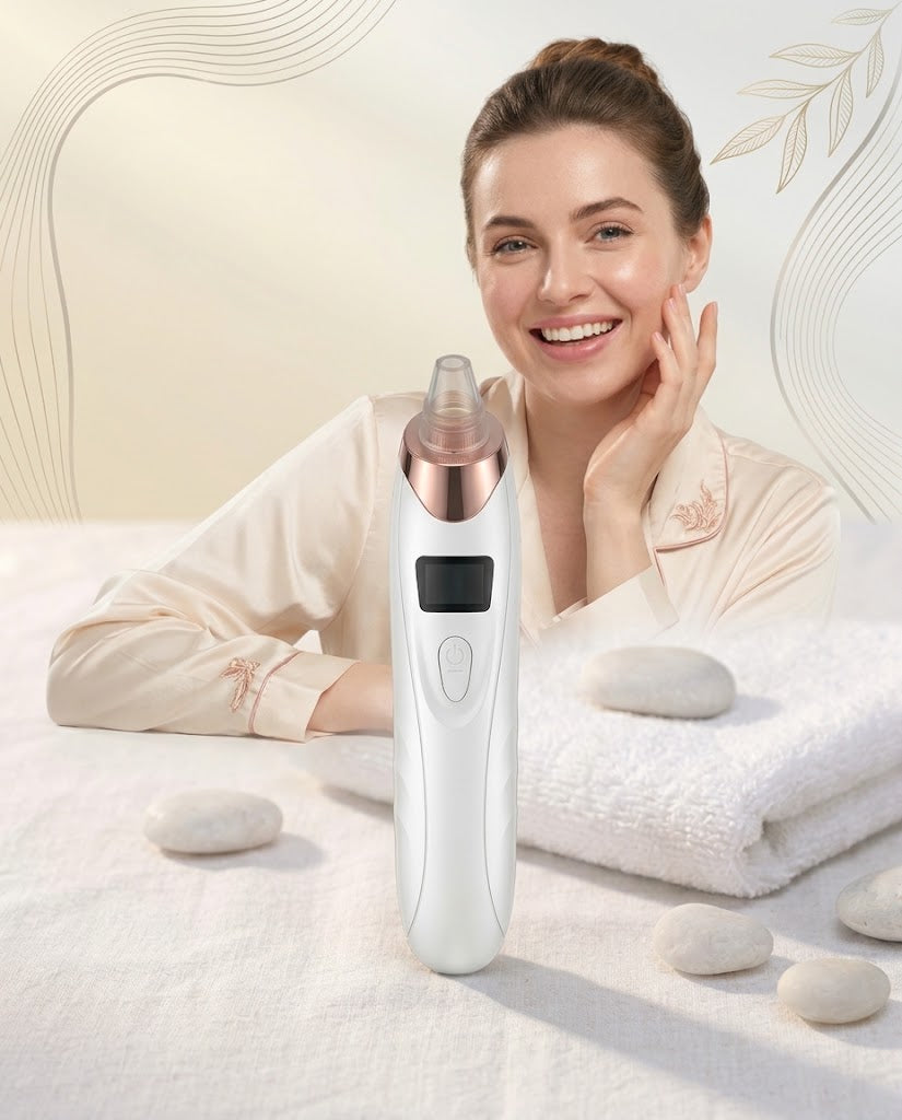 Electric Blackhead Remover Vacuum – Rechargeable Pore Cleaner & Acne Extractor Device